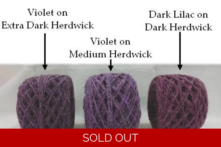 Dark Lilac on Dark Herdwick, 100g